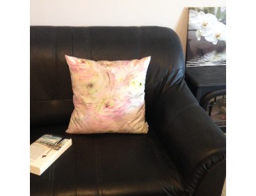 Coussin VITAMINE, déhoussable 48x 48 cm