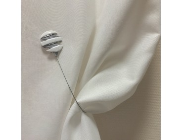 Embrasse aimantée SPRING blanc