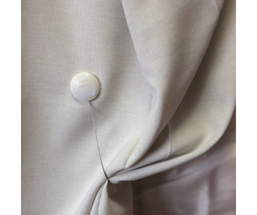 Embrasse aimantée MARBLE écru réversible rond ou carré