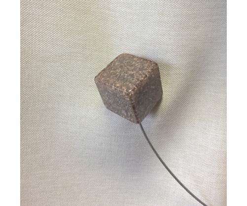 Embrasse aimantée CUBE paillette rosé