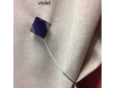 Embrasse aimantée PEARLY violet