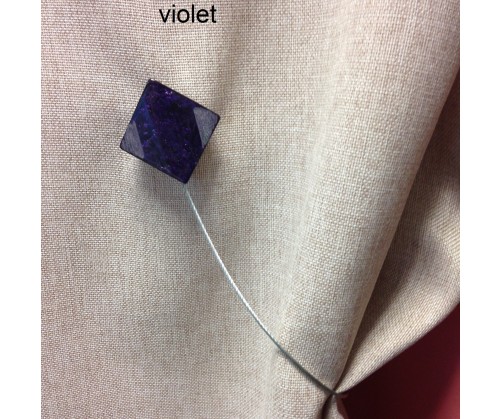 Embrasse aimantée PEARLY violet