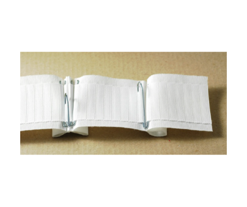 Ruban cartouchière 85 mm blanc