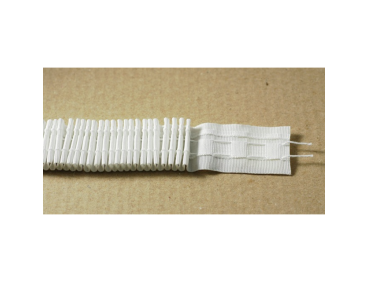 Ruflette 35 mm blanc pour voilage