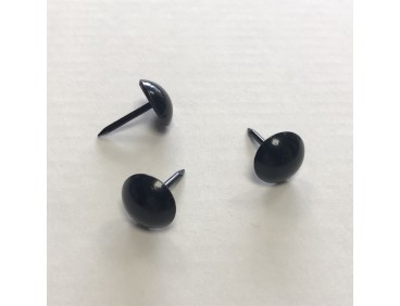 Clous tapissier 11mm noir brillant, Lot de 250