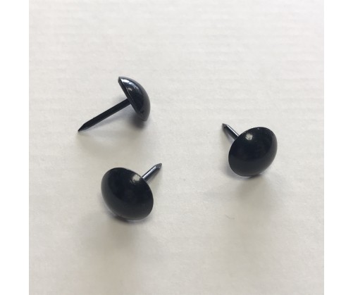Clous tapissier 11mm noir brillant, Lot de 250