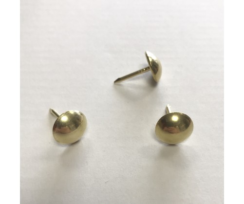 Clous tapissier 10,5 mm laitonné, Lot de 250
