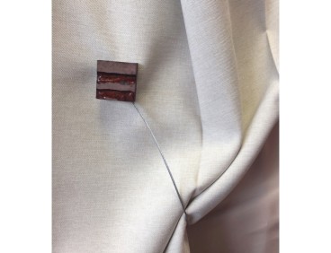 Embrasse aimantée CLUB chocolat