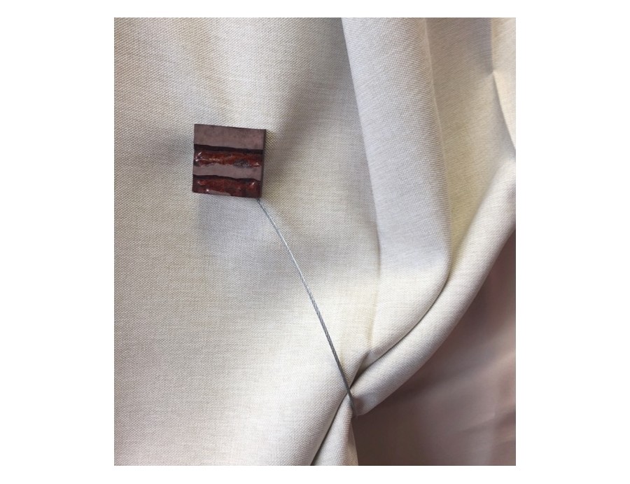 Embrasse aimantée CLUB chocolat