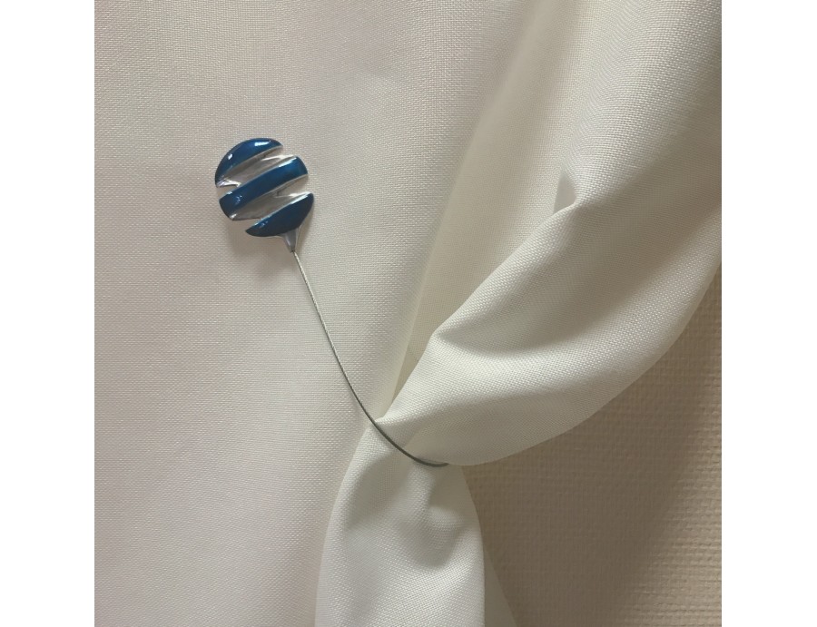 Embrasse aimantée SPRING pétrole