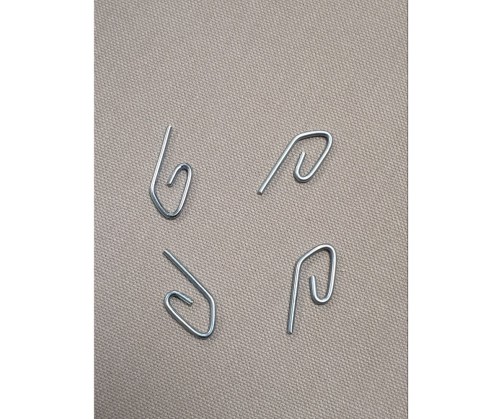 Crochet escargot en acier (paquet de 10)