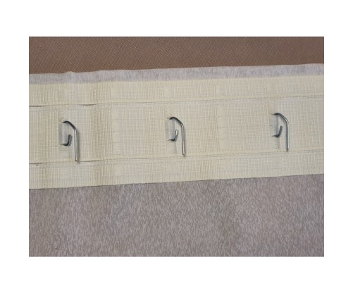 Crochet escargot en acier pour ruban fronçeur ou rideau vague (paquet de 10)