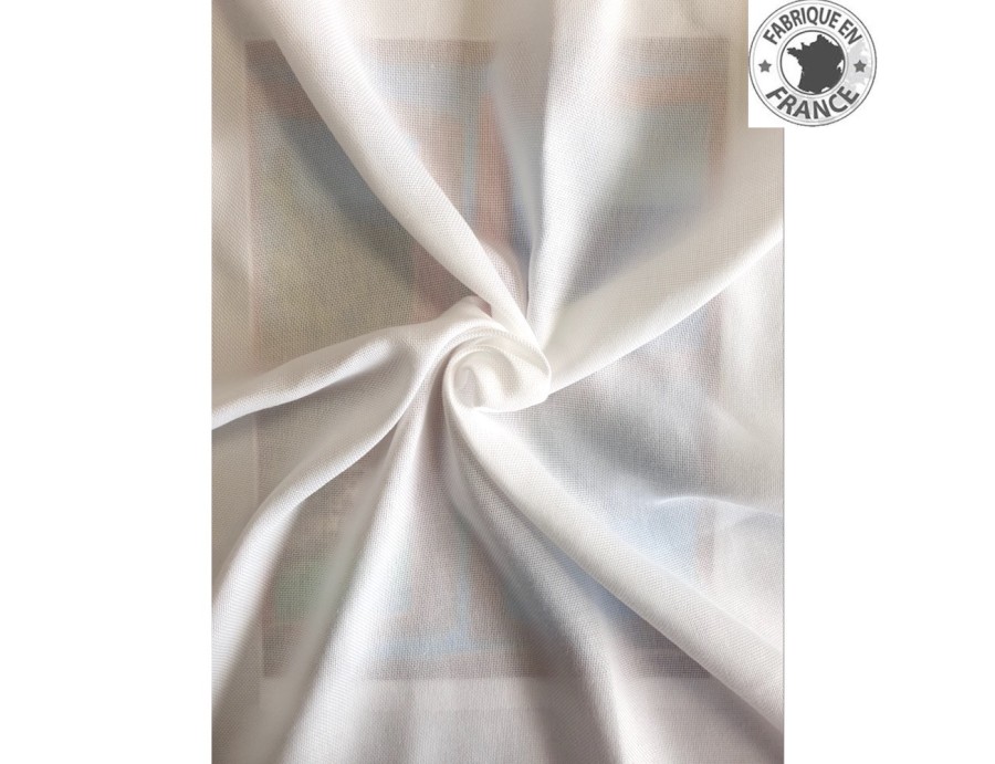 Tissus blanc uni au mètre en grande hauteur 300 cm