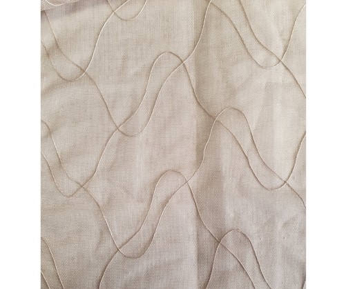Voilage au mètre beige taupe (en 300 cm de haut)