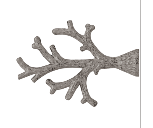 Kit de tringle couleur gris mastic, 16mm en 180 cm, Houlès Iliade