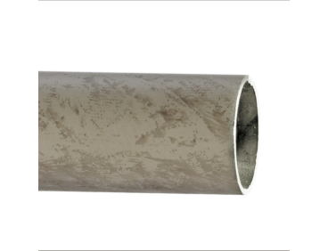 Kit de tringle avec supports et embouts couleur gris mastic, 16mm en 180 cm, Houlès Iliade