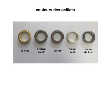 Voilage sur mesure beige gris aspect lin (jusqu'à 300 cm de hauteur)