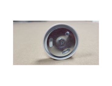 Support mur blanc longueur 10 cm pour tube 20 mm