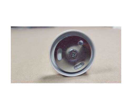 Support mur blanc longueur 10 cm pour tube 20 mm