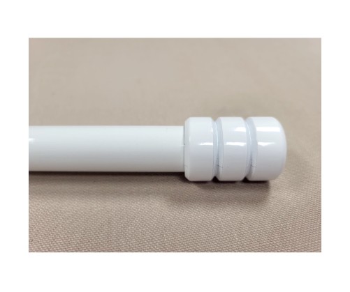 Embout Cylindre blanc pour tube de 20 mm la paire