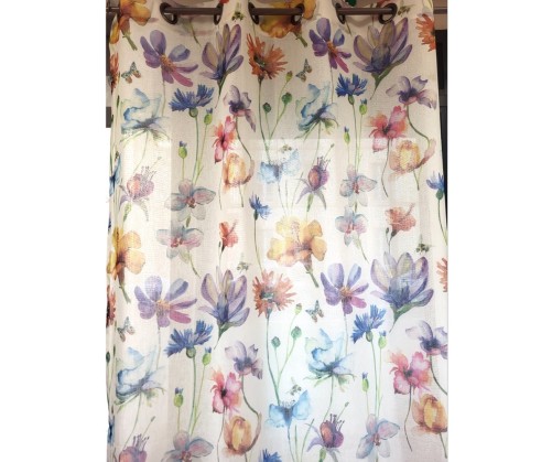 Voilage prêt à poser IRIS 140 x 260 cm