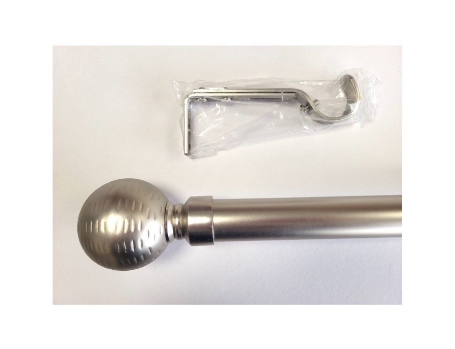 Kit de tringle nickel mat, diamètre 28mm longueur de 165 à 310cm