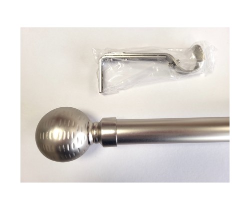 Kit de tringle nickel mat, diamètre 28mm longueur de 165 à 310cm