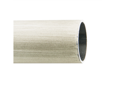 Kit de tringle avec corner couleur blanc patiné, 25mm en 180 cm, Houlès Iliade