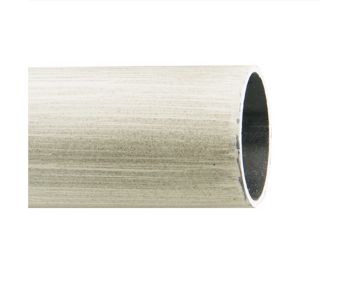 Kit de tringle avec corner couleur blanc patiné, 25mm en 180 cm, Houlès Iliade