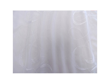 Voile au mètre blanc argent en grande hauteur 300 cm
