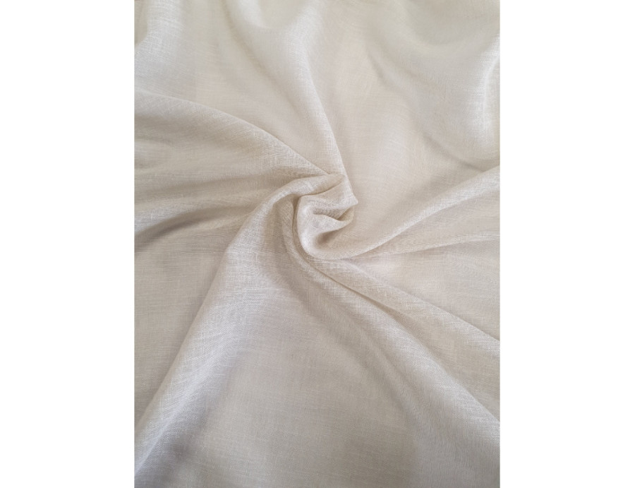 Rideaux Vitrages sur mesure en lin couleur beige lin