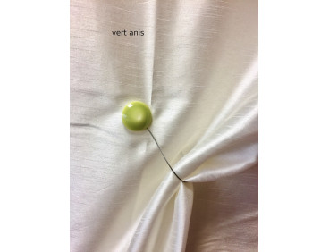 Petite embrasse aimantés AGATHE vert anis