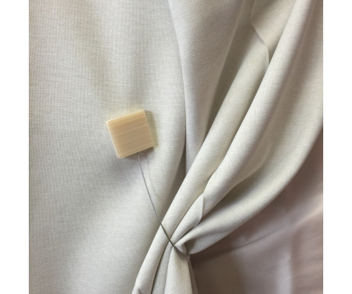 Embrasse aimantée MARBLE beige réversible rond ou carré