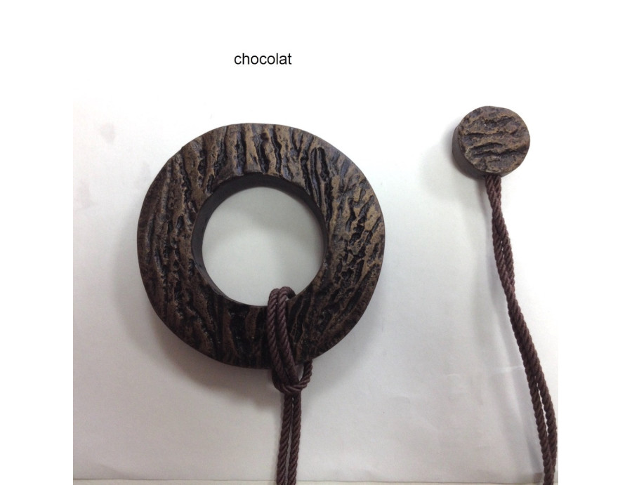 Embrasse aimantée SANCY chocolat