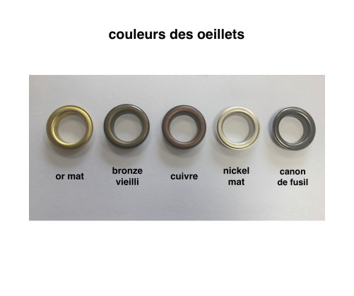 Voilage sur mesure en Lin, couleur beige Lin (jusqu'à 290 cm de haut). Ref 3912/023